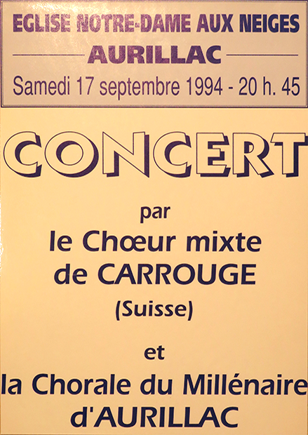 Concert à Aurillac